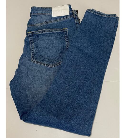 True Religion Women Jennie Curvy World Tour Distressed‎ Skinny Jeans High New - Picture 15 of 16
